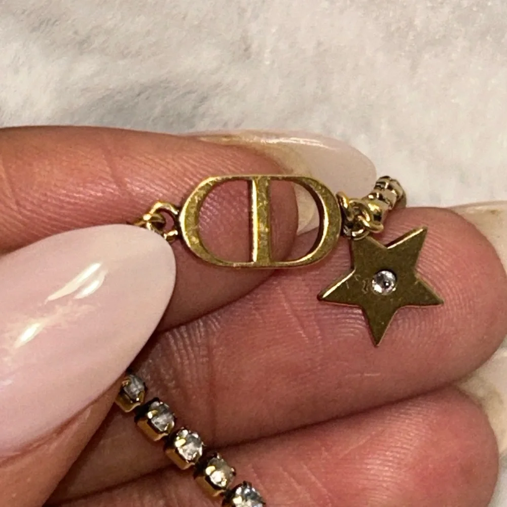 Christian Dior Star Charm Tennis Bracelet